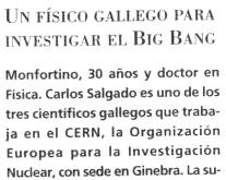 La Voz de Galicia. 4/11/01