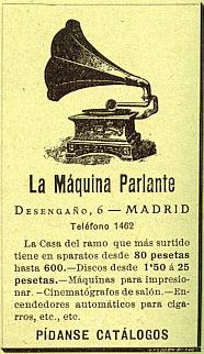 Anuncio del Anuario : La Máquina Parlante